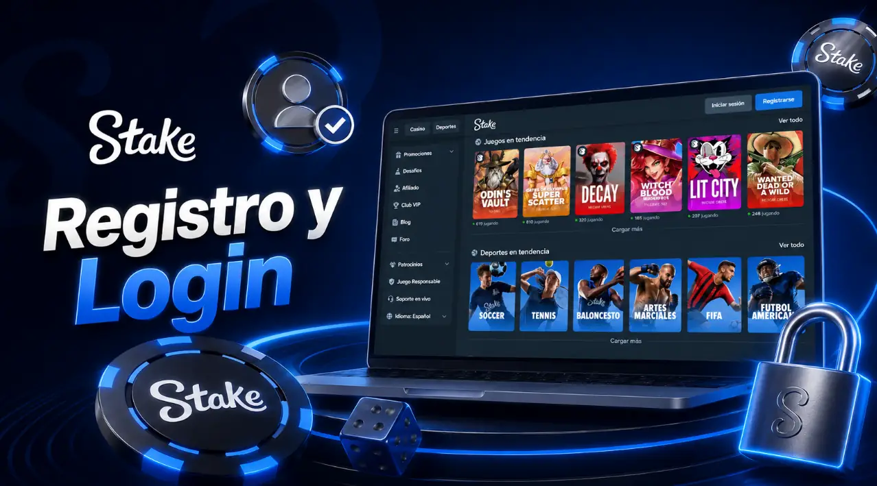Registro y Stake login